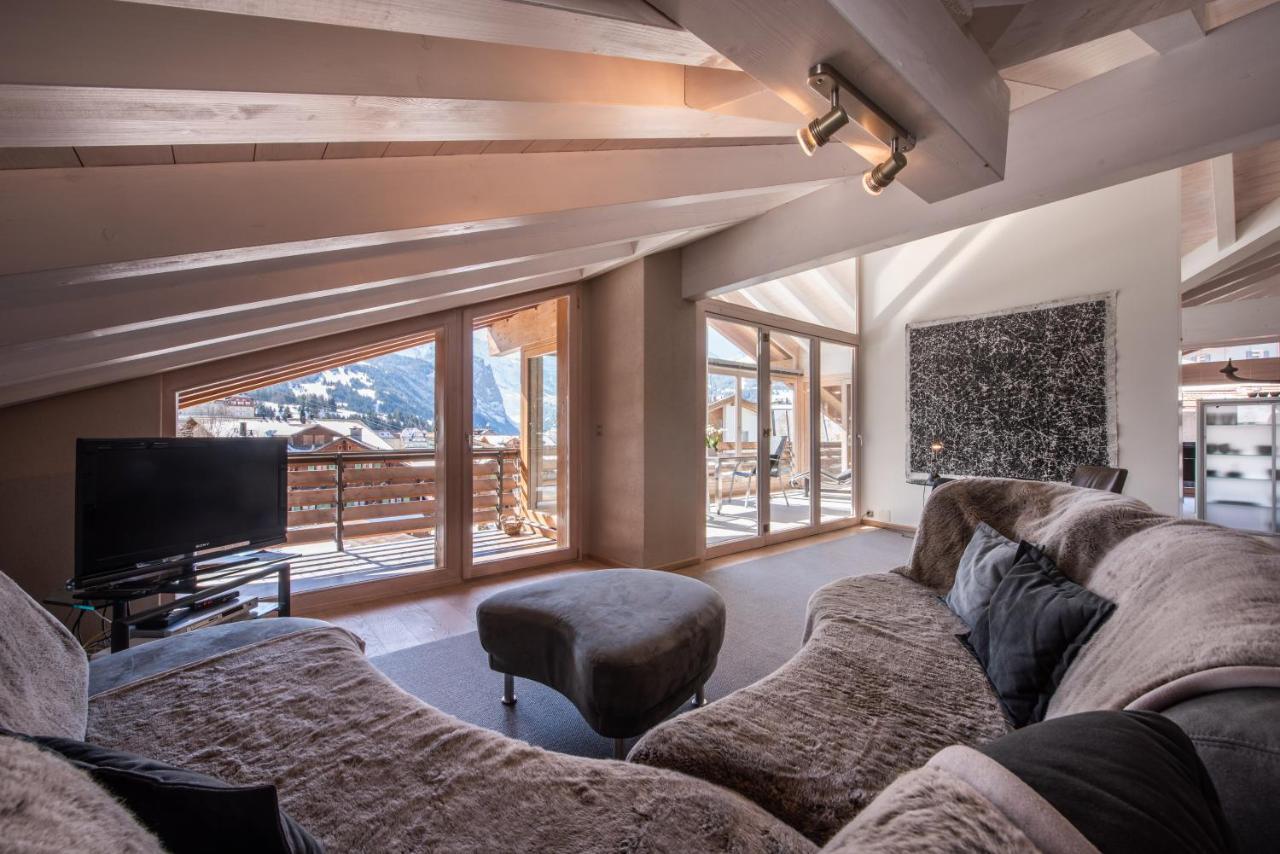 Chalet Schneehoren Penthouse Венген Екстер'єр фото