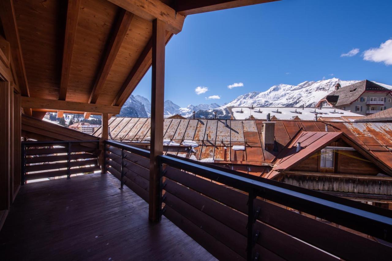Chalet Schneehoren Penthouse Венген Екстер'єр фото