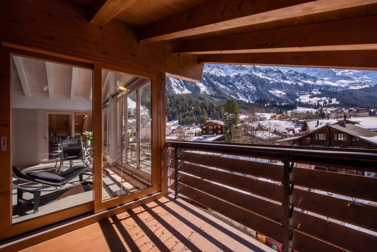 Chalet Schneehoren Penthouse Венген Екстер'єр фото