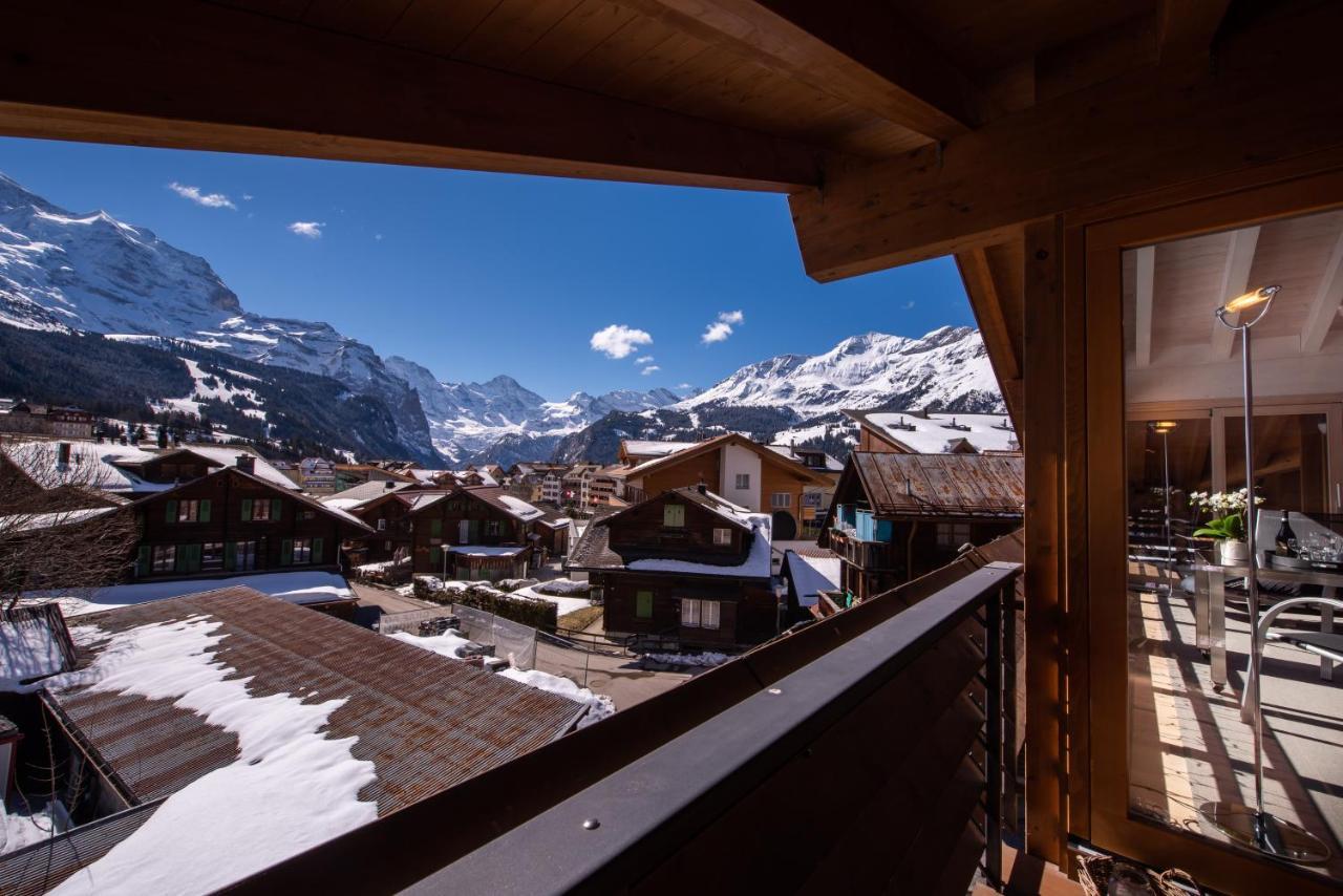 Chalet Schneehoren Penthouse Венген Екстер'єр фото