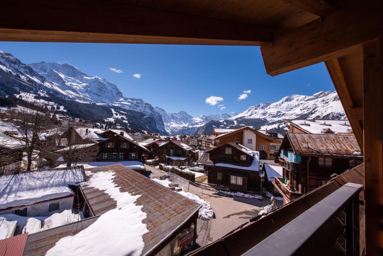 Chalet Schneehoren Penthouse Венген Екстер'єр фото