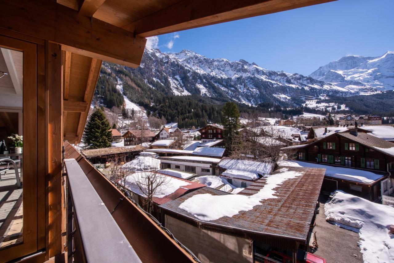 Chalet Schneehoren Penthouse Венген Екстер'єр фото